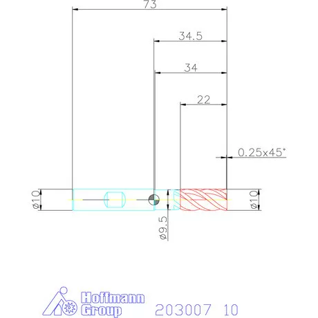 Garant Garant Master INOX VHM maró HPC / TPC 10 mm