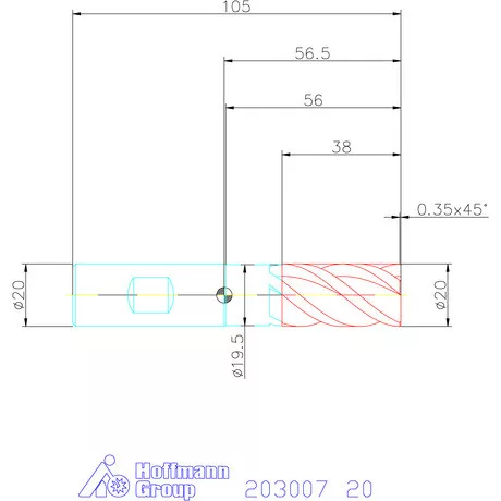Garant Garant Master INOX VHM maró HPC / TPC 20 mm