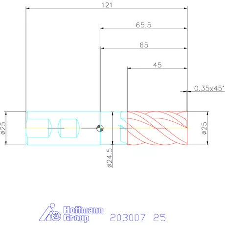 Garant Garant Master INOX VHM maró HPC / TPC 25 mm