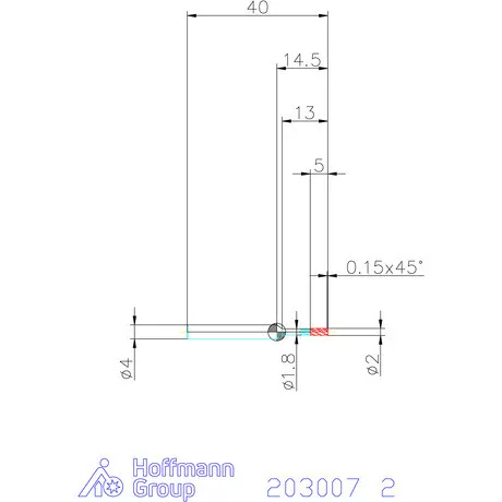 Garant Garant Master INOX VHM maró HPC / TPC 2 mm