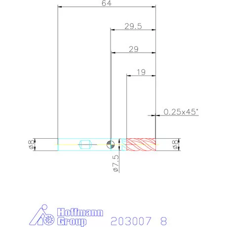Garant Garant Master INOX VHM maró HPC / TPC 8 mm