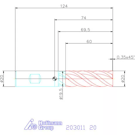 Garant Garant Master INOX VHM maró HPC / TPC 20 mm