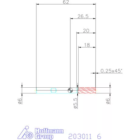 Garant Garant Master INOX VHM maró HPC / TPC 6 mm