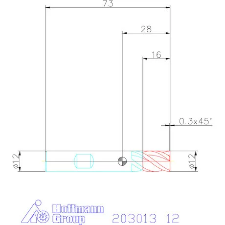 Holex Holex Pro INOX VHM maró HPC 12 mm