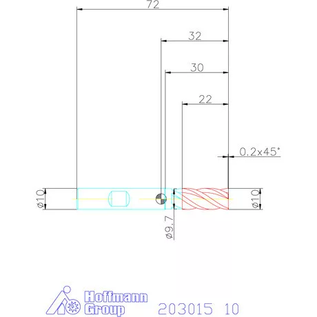 Holex Holex Pro INOX VHM maró HPC 10 mm