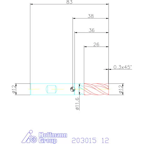 Holex Holex Pro INOX VHM maró HPC 12 mm