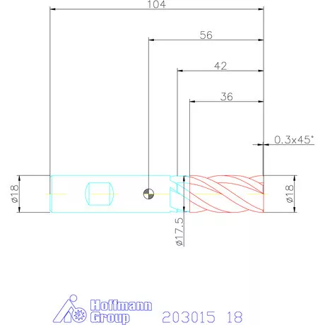 Holex Holex Pro INOX VHM maró HPC 18 mm