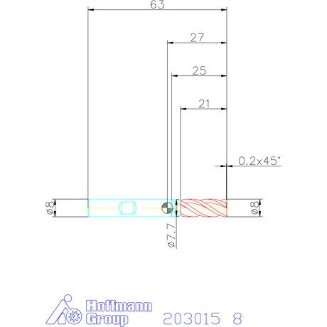 Holex Holex Pro INOX VHM maró HPC 8 mm