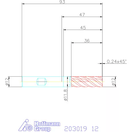 Garant VHM maró forgácstörőkkel TPC 12 mm