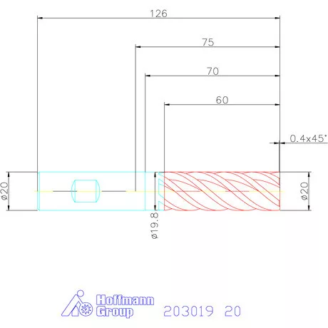 Garant VHM maró forgácstörőkkel TPC 20 mm