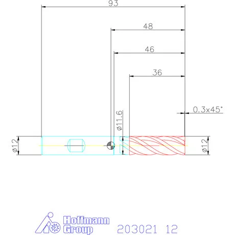 Holex Holex Pro INOX VHM maró HPC 12 mm