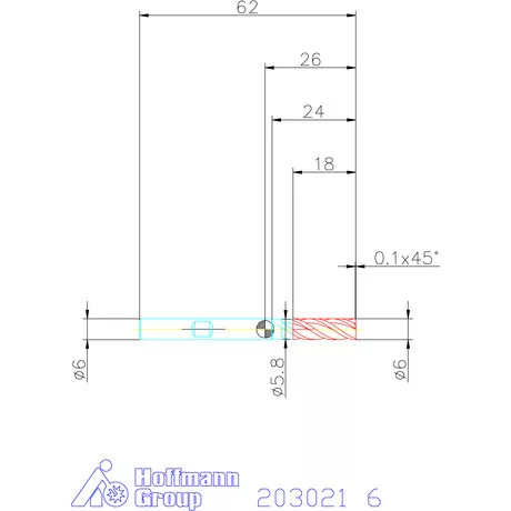 Holex Holex Pro INOX VHM maró HPC 6 mm