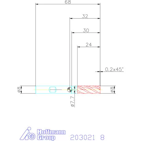 Holex Holex Pro INOX VHM maró HPC 8 mm