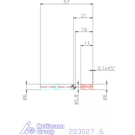 Holex Holex Pro INOX VHM maró belső hűtéssel HPC 6 mm