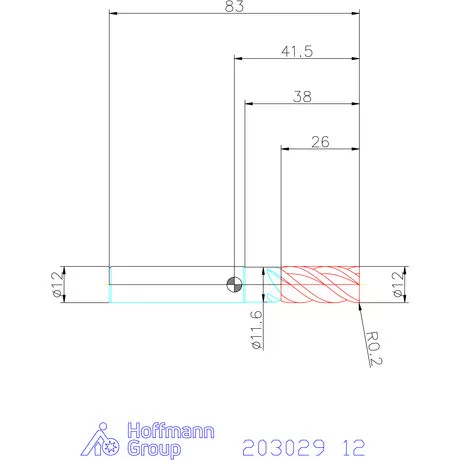 Garant Garant Master Titan VHM szármaró HPC 12 mm