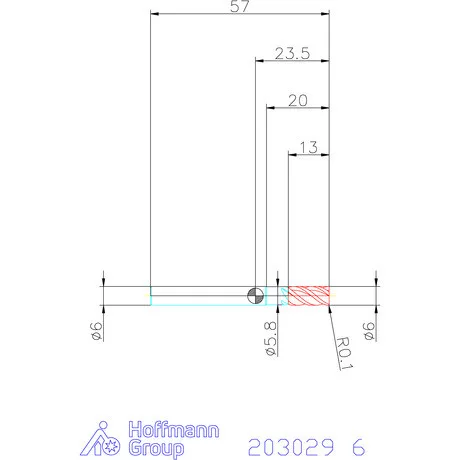 Garant Garant Master Titan VHM szármaró HPC 6 mm