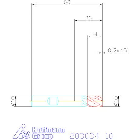 Garant Garant Master Steel VHM nagyoló maró HPC 10 mm