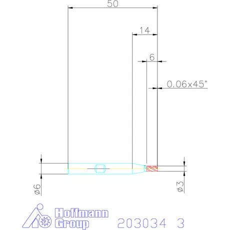 Garant Garant Master Steel VHM nagyoló maró HPC 3 mm