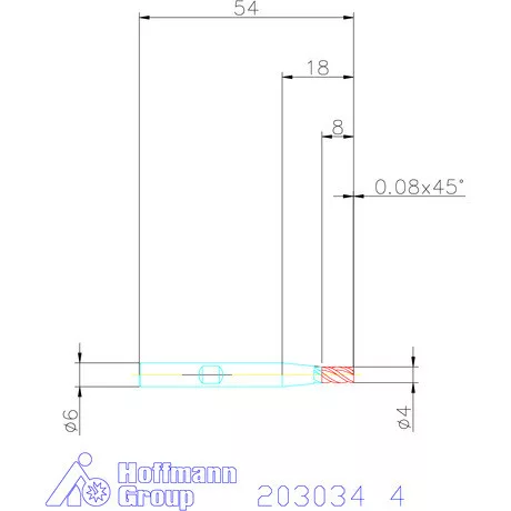 Garant Garant Master Steel VHM nagyoló maró HPC 4 mm