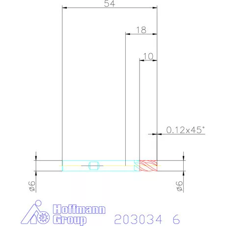 Garant Garant Master Steel VHM nagyoló maró HPC 6 mm