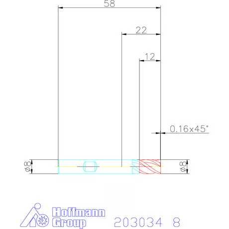 Garant Garant Master Steel VHM nagyoló maró HPC 8 mm