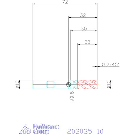 Garant Garant Master Steel VHM nagyoló maró HPC 10 mm