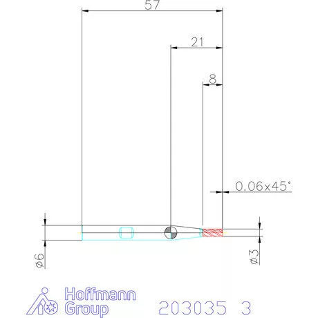 Garant Garant Master Steel VHM nagyoló maró HPC 3 mm
