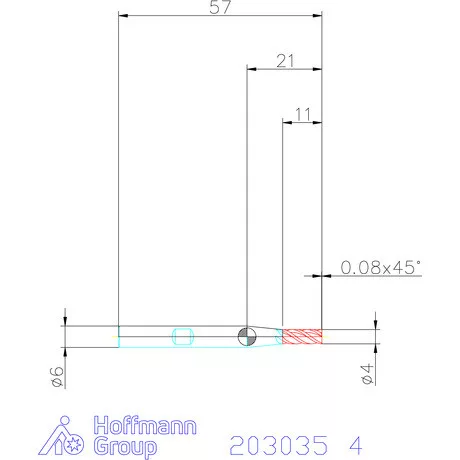 Garant Garant Master Steel VHM nagyoló maró HPC 4 mm