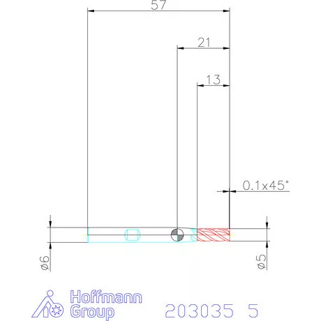 Garant Garant Master Steel VHM nagyoló maró HPC 5 mm