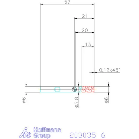 Garant Garant Master Steel VHM nagyoló maró HPC 6 mm