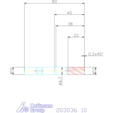 Garant Garant Master Steel VHM nagyoló maró HPC 10 mm