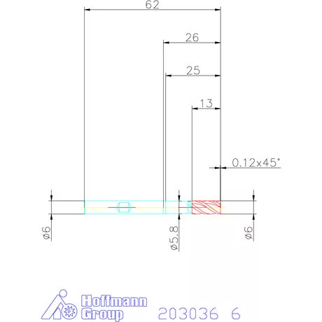 Garant Garant Master Steel VHM nagyoló maró HPC 6 mm