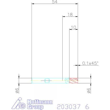Holex VHM nagyoló maró HPC 6 mm