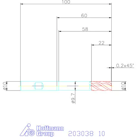 Garant Garant Master Steel VHM nagyoló maró HPC 10 mm