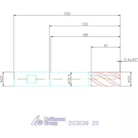 Garant Garant Master Steel VHM nagyoló maró HPC 20 mm
