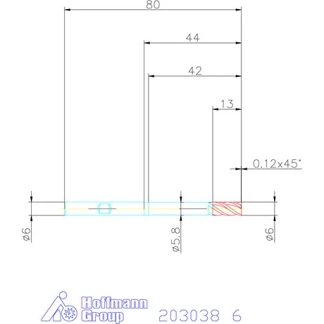 Garant Garant Master Steel VHM nagyoló maró HPC 6 mm
