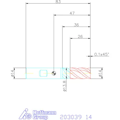 Garant Garant Master Steel VHM nagyoló maró HPC 14 mm