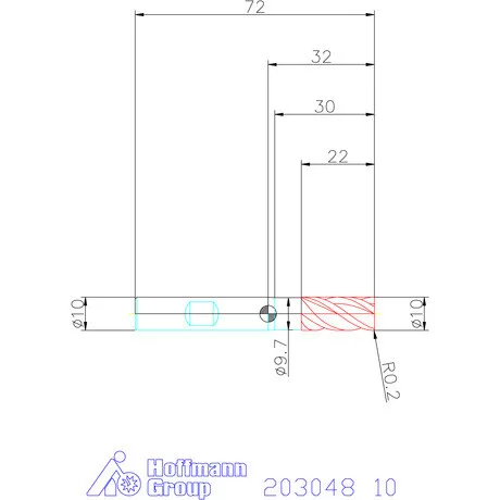 Garant Garant Master Ni-Based VHM szármaró HPC / TPC 10 mm