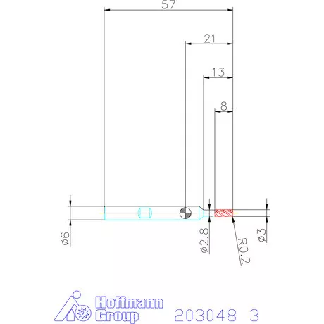 Garant Garant Master Ni-Based VHM szármaró HPC / TPC 3 mm