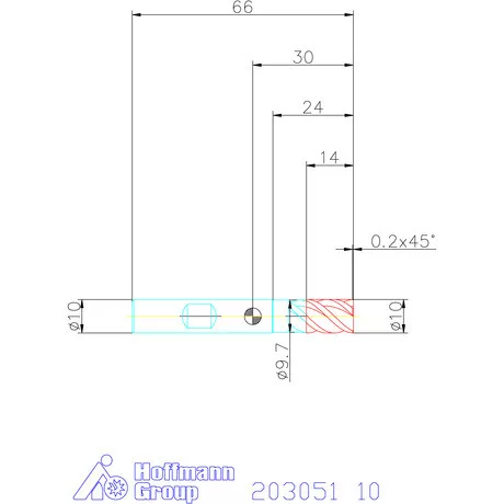 Garant VHM nagyoló maró MTC 10 mm