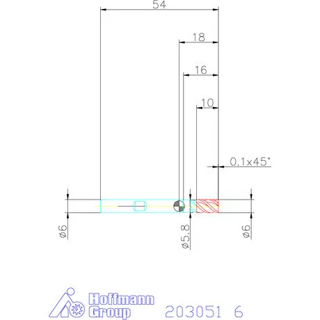 Garant VHM nagyoló maró MTC 6 mm