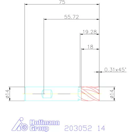 Holex Holex Pro Steel VHM nagyoló maró HPC 14 mm