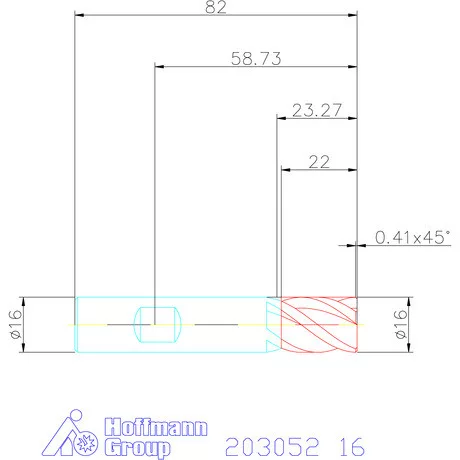 Holex Holex Pro Steel VHM nagyoló maró HPC 16 mm