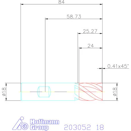 Holex Holex Pro Steel VHM nagyoló maró HPC 18 mm