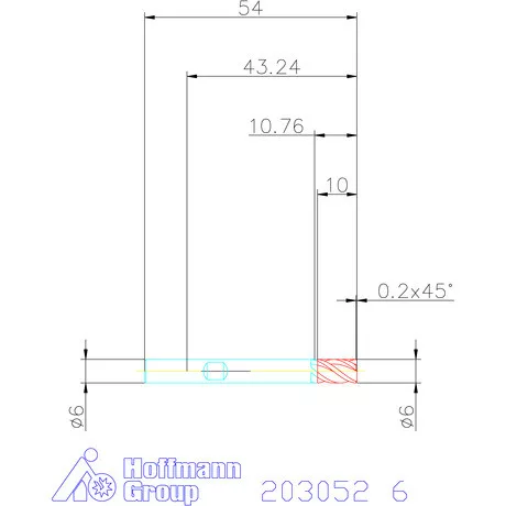 Holex Holex Pro Steel VHM nagyoló maró HPC 6 mm