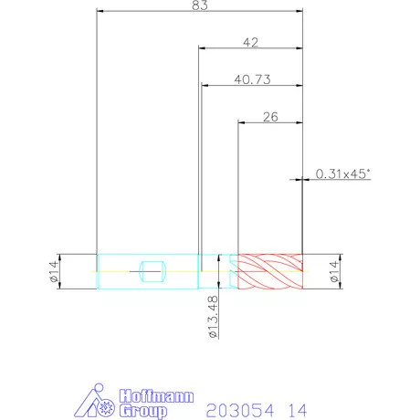 Holex Holex Pro Steel VHM nagyoló maró HPC 14 mm
