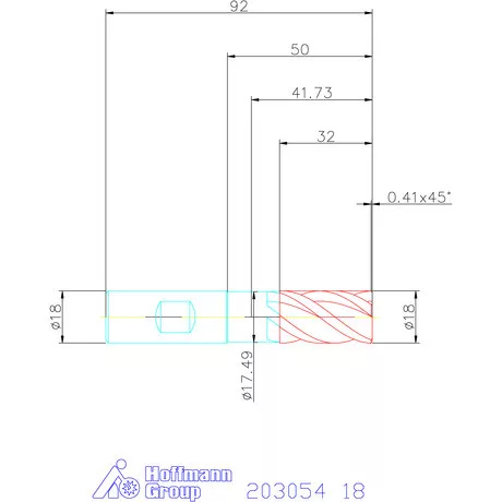 Holex Holex Pro Steel VHM nagyoló maró HPC 18 mm