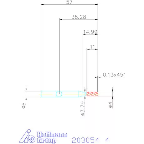Holex Holex Pro Steel VHM nagyoló maró HPC 4 mm