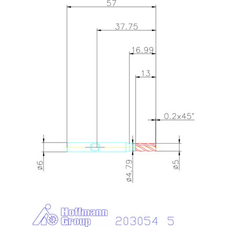 Holex Holex Pro Steel VHM nagyoló maró HPC 5 mm