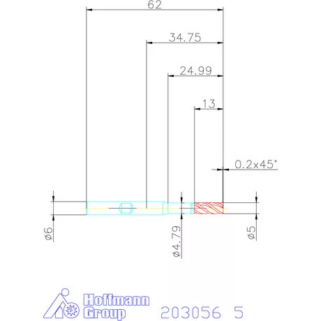 Holex Holex Pro Steel VHM nagyoló maró HPC 5 mm